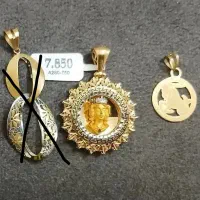 آویز طلا الیزابت نو نو+تعدادی آویز و زنجیر ۱۸ عیار|جواهرات|اردبیل, |دیوار