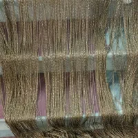 پرده ی ریسه ای همراه میل پرده