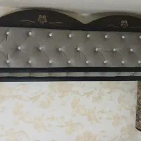 تخت فلزی دو نفره با تشک طبی فنری