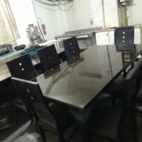 ۲ عدد میز ناهارخوری و صندلی ۸ نفره