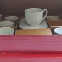 فنجان چای خوری لب طلا