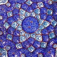 بشقاب میناکاری  هنر دست استاد قربانیان|صنایع دستی و سایر لوازم تزئینی|تهران, چهارصد دستگاه|دیوار