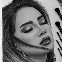 طراحی چهره|تابلو، نقاشی، عکس|برازجان, |دیوار