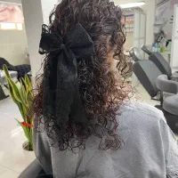 کوتاهی و رنگ مو کراتین و پروتئین و میکاپ