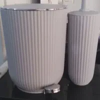 سطل پدالی وفرچه توالت