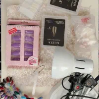 وسایل کامل ناخن کاری درجه یک واصل درحدخیلی نو|آرایشگاه و سالنهای زیبایی|شاهرود, |دیوار