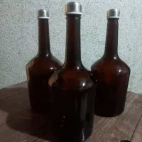 بطری۲لیتری آب شیشه ای بادرب فلزی