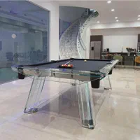 میز بیلیارد شیشه ای