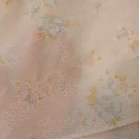 چادر عروس دوخته شده نو و پارچه طرح دار