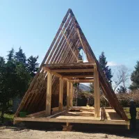 ساخت ساختمانهای چوبی زگالی مدرن|خدمات پیشه و مهارت|تهران, نصرت|دیوار