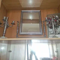 آینه و شمعدان تمیز