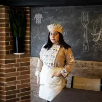 ست لباس زنانه قناد و آشپز، طرح نان