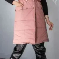 پافر صورتی بلندفقط 400|لباس|نهاوند, |دیوار