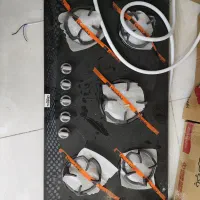 اجاق گاز شیشه ای پنج شعله General Atlas