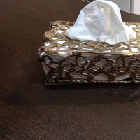 جا دستمال کاغذی برنز نونو اندازه ۲۰سانت ا