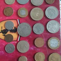 تعدادی سکه خارجی قابل توجه کلکسیون دارها
