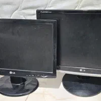 سه تا مانیتور و دوتا کیس اداری فوق سالم