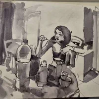 آموزش نقاشی،رنگ روغن،فیگورآناتومی،پرتره،تصویرسازی|خدمات آموزشی|بندرعباس, |دیوار