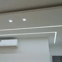 سیم کشی و خرده کاری هالوژن لاینر های نضب لوستر