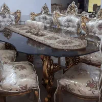 ناهارخوری هشت نفره|مبلمان خانگی و میز عسلی|دوگنبدان, |دیوار