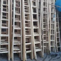 پله چوبی ۳متری ۴متری ۵متری