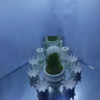 قالبpvc گلدان جاشمعی جاعودی وهفت سین|صنایع دستی و سایر لوازم تزئینی|آستانه اشرفیه, |دیوار