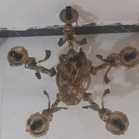 لوستر۵ شاخه|لوستر و چراغ آویز|چهارباغ, |دیوار