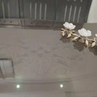 میز ناهار خوری 6 نفره سالم وتمیز هیچ شکستگی نداره|میز و صندلی غذاخوری|تهران, امامت|دیوار