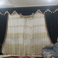 پرده پذیرایی وپشتی