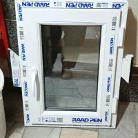 پنجره دوجداره سالم نو شیشه سیلور نقره ای|مصالح و تجهیزات ساختمان|محمدشهر, کوی بهار|دیوار