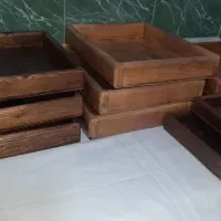 تولیدی   سینی چوبی و صندوقچه  چوبی
