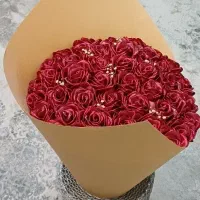 گل رز مصنوعی دست ساز با ۴۷ شاخه