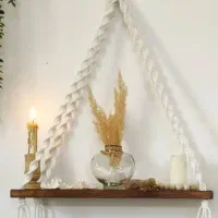 شلف مکرومه ای زیبا