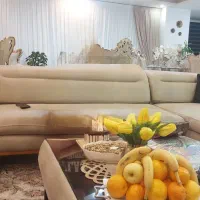 پرده حریر سفید ۶ متری با والان