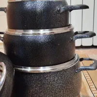 پنج تیکه قابلمه نسوز محکم|ظروف پختوپز|تهران, دهقان|دیوار