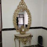 آینه کنسول نو طرح برنز