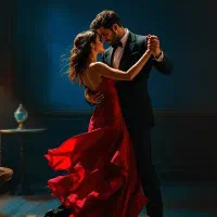 رقص تانگو و عروس حرفه ای و زیبا