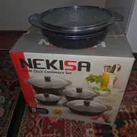 سرویس قابلمه چدن|ظروف پخت‌وپز|آق قلا, |دیوار