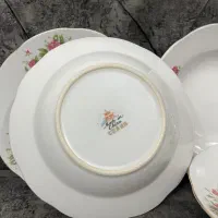 ظروف گل سرخی  کلکسیونی قدیمی|کلکسیون اشیاء عتیقه|ارومیه, |دیوار