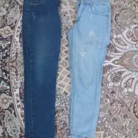 شلوار آبی سایز ۳۰ و کاربنی سایز ۴۶