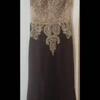 لباس مجلسی کرم بنفش