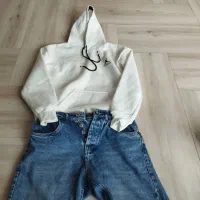 هودی و شلوار در حد نو با پوتین