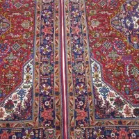یک جفت فرش قرمز قدیمی و اصیل دستباف شش متری