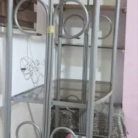 میز تلویزیون فلزی چهار طبقه|میز تلویزیون|رشت, منظریه|دیوار