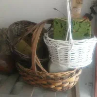 حدود ۲۰ عدد سبد خالی گل از سایز گوچک تا بزرگ|صنایع دستی و سایر لوازم تزئینی|تهران, شهرک غرب|دیوار