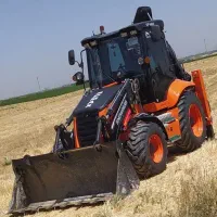 خاکبرداری،تخریب،تسطیح،بیل بکهو مینی بیل بابکت