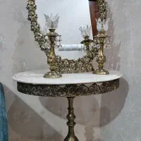 آینه و شمعدان برنج