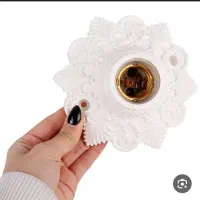 سرپیچ سقفی گلدارطرح گچ