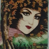 تابلو فرش * درحد نو بسیار زیبا برای اتاق|تابلو فرش|مشهد, گلبرگ|دیوار