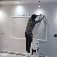 نقاشی ساختمان و کاغذدیواری|خدمات پیشه و مهارت|مشگین شهر, |دیوار